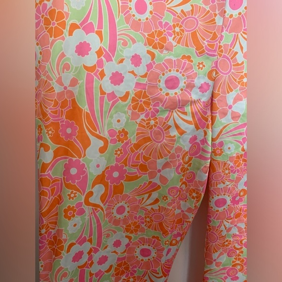 Princess Polly Maddie Set Floral Orange Silky Bra Top Flares high waist festival - Picture 14 of 16